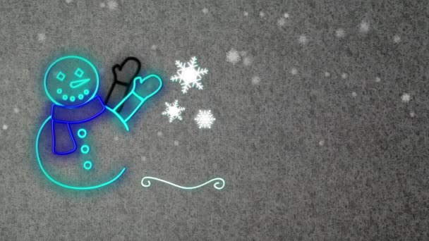 그로우 크리스마스 애니메이션 크리스마스 디지털로 비디오 — 비디오