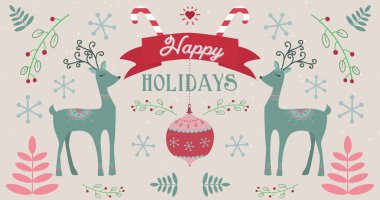 Kırmızı, mavi ve beyaz harflerle yazılmış 