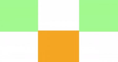 Beyaz arkaplanda hareket eden renkli dikdörtgenlerin animasyonu. okul, eğitim ve öğrenim konsepti dijital olarak oluşturulmuş video.