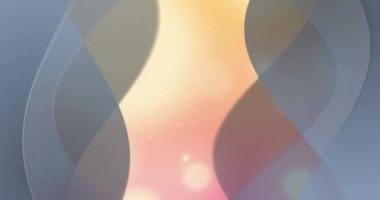 Kırmızı arka planda hareket eden renkli şekillerin canlandırması. Sosyal medya ve iletişim arayüzü kavramı dijital olarak oluşturulmuş video.