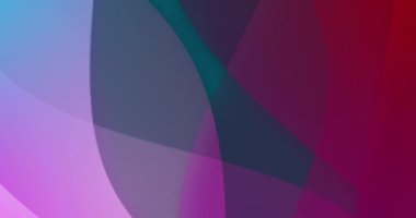 Mavi arka planda hareket eden renkli şekillerin canlandırması. Sosyal medya ve iletişim arayüzü kavramı dijital olarak oluşturulmuş video.