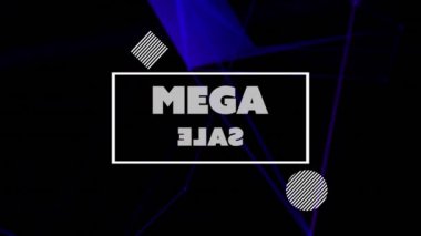 Renkli çizgiler ve siyah arkaplandaki şekiller üzerinden yeni koleksiyonun animasyonu. Alışveriş ve perakende konsepti dijital olarak oluşturulmuş video.