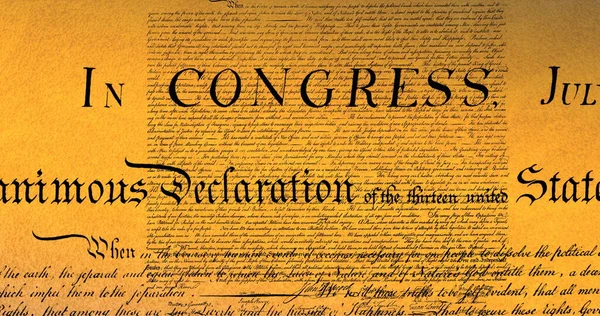 Imagem Digital Uma Constituição Escrita Dos Estados Unidos Movendo Tela — Fotografia de Stock