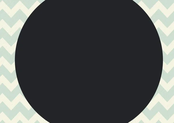 Digitaal Gegenereerde Afbeelding Van Zwarte Ronde Banner Met Kopieerruimte Tegen — Stockfoto