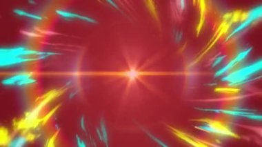 Parlayan arkaplan üzerinde titreşimlerin canlandırması. Geçmişi. Sosyal medya ve iletişim konsepti dijital olarak oluşturulmuş video.