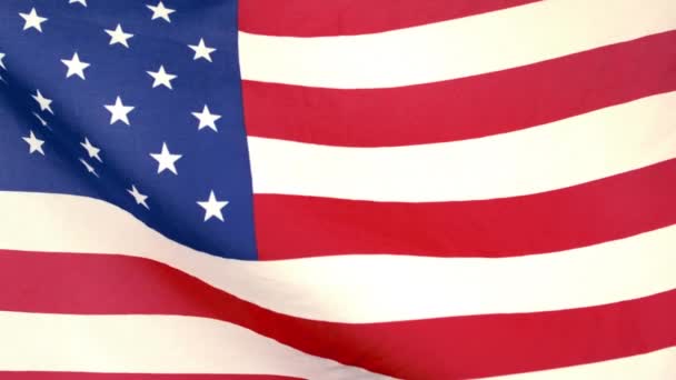 Анимация Поздравления Днем Труда Над Флагом Соединенных Штатов Америки Американский — стоковое видео