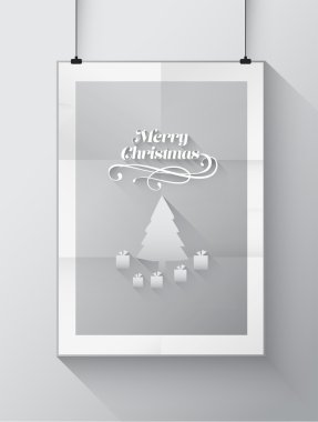 Neşeli Noel vektör poster vektör