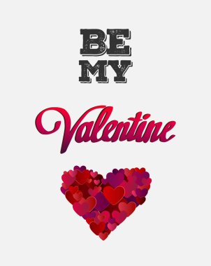 Benim Sevgililer vektör kalp ile olmak