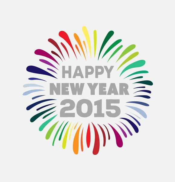 mutlu yeni yıl 2015 vektör 