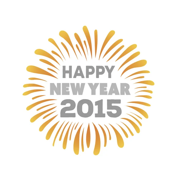 Buon anno 2015 vettoriale — Vettoriale Stock