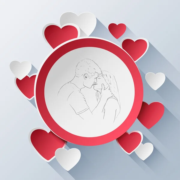 Valentines day vector — Stock Vector