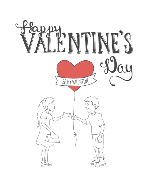 Día de San Valentín Vector — Vector de stock