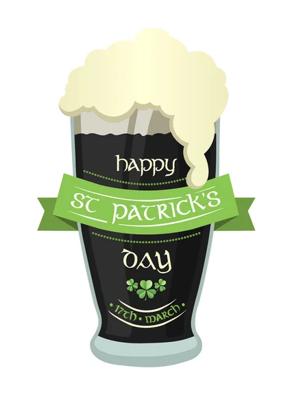 Saudação dia St. Patrick — Vetor de Stock