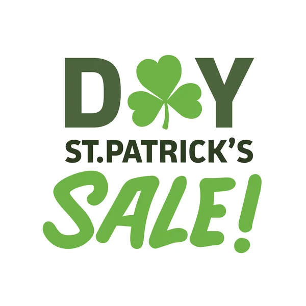 St. Patrick ημέρα πώληση διαφήμιση — Διανυσματικό Αρχείο