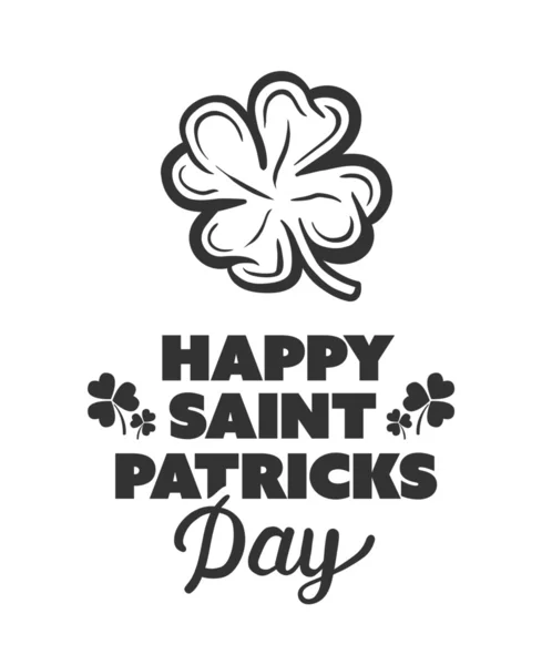 St. Patrick dag groet — Stockvector