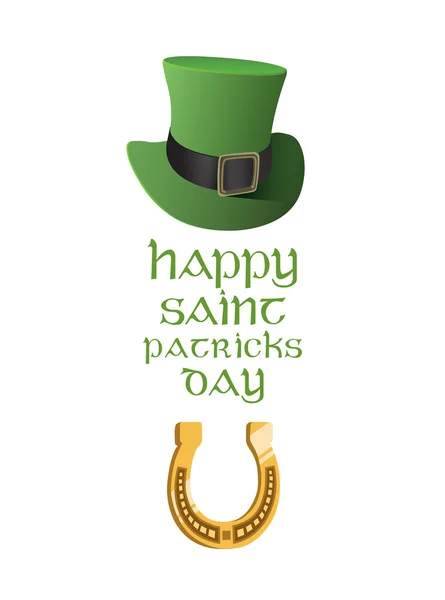 St. Patrick dag groet — Stockvector