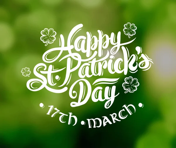 St. Patrick günü tebrik