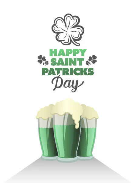 Saint Patrick salutation de jour — Image vectorielle