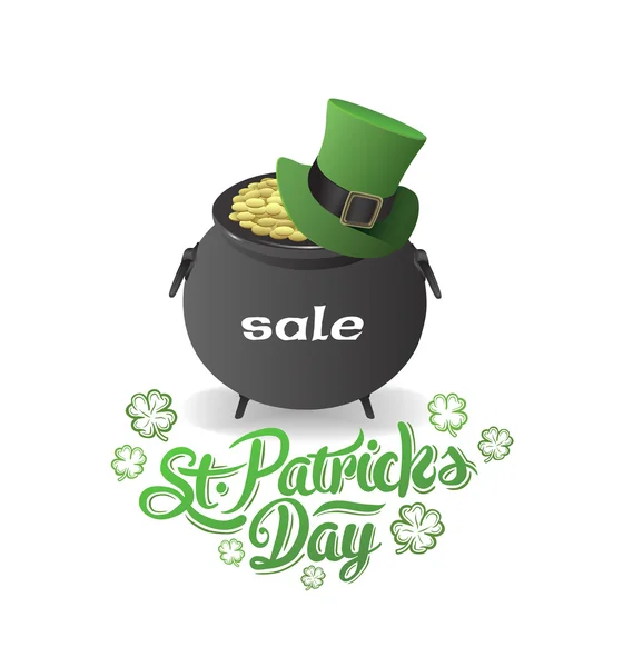 St. Patrick publicité de vente de jour — Image vectorielle