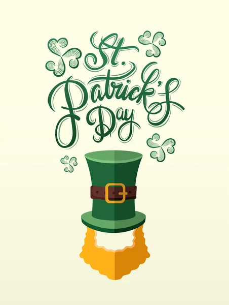 St. Patrick dag groet — Stockvector