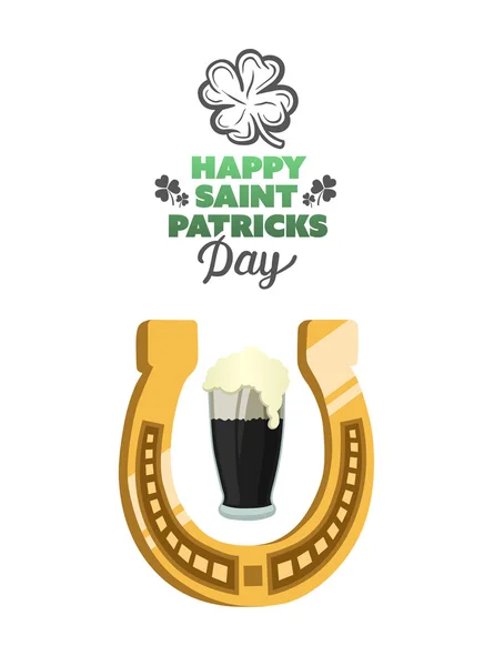 St. Patrick day greeting — Stock Vector