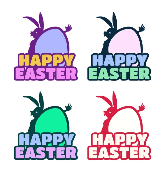 Feliz saludo de Pascua — Vector de stock