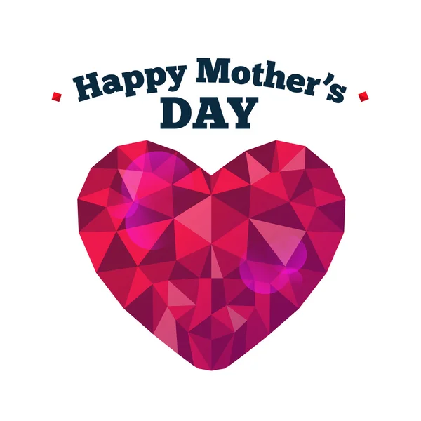Happy Mothers Day Poster — Stockvektor