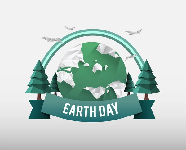 Tag der Erde — Stockvektor