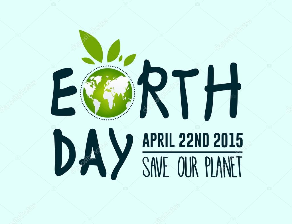 Digitally generated Earth day