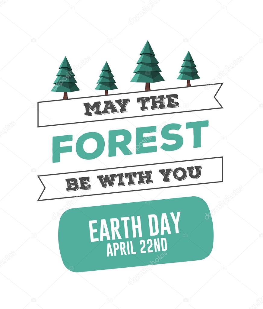 Digitally generated Earth day