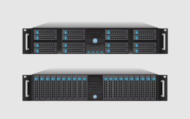 Dijital olarak oluşturulan sunucu Kulesi