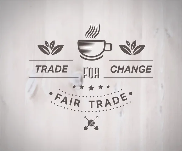Fair Trade day — Stock Vector