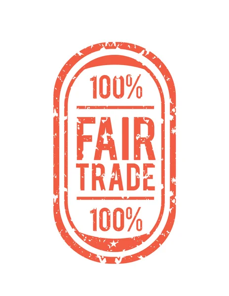 公平贸易的一天 — 图库矢量图片