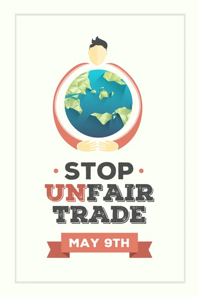 Fair Trade day — Stock Vector