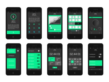 Smartphone ekran arayüzü