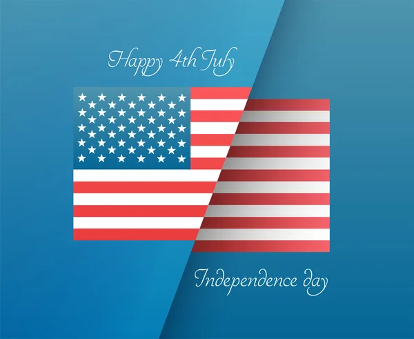 Patriotic fourth of july — Stock Vector