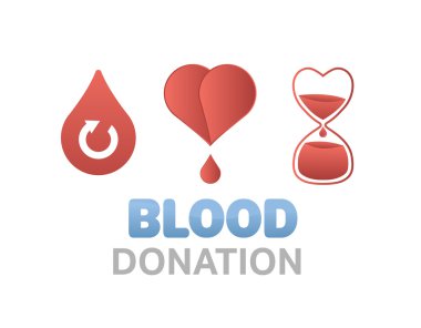 Kan bağışı konsepti