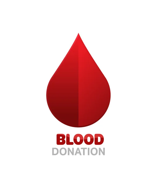 Concept de don de sang — Image vectorielle