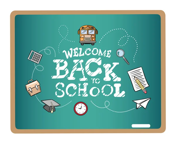 Back To School Message Supplies Encouragement Stock Image - Image of  background, alphabet: 111447109