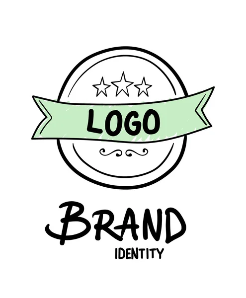 Concept d'identité de marque — Image vectorielle