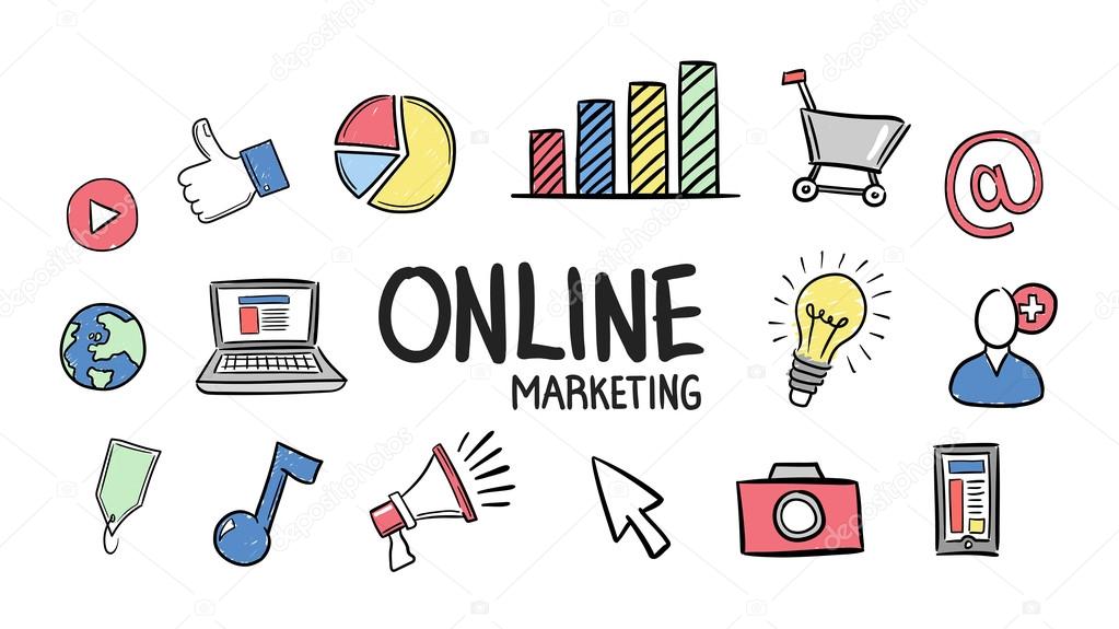 Online marketing concept