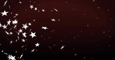 Sol kenardan çıkan yıldız kümesi doğuya doğru kıvrılıyor, kehribar kıvılcımlı, görselleştiren kor etkisi. Kozmos, soyut, hareket, parıltı, dijital, gök, dinamik