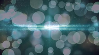 Parlak çizgiler ortaya çıkıyor, yumuşak daireler yüzüyor ve kıvılcımlar sürükleniyor sakinleştirici animasyon oluşturuyor. Dijital, soyut, hareket, neon, aydınlık, dinginlik, görsel