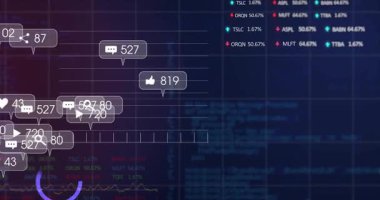 Kod başlatma grafiği baloncuklarına karşı ızgara görünümü yükselen grafik güncellemesi bağlanmayı gösteren işaretler gösteriyor. Teknoloji, veri görselleştirme, analitik, dijital arayüz, arayüz tasarımı, gelecekçilik