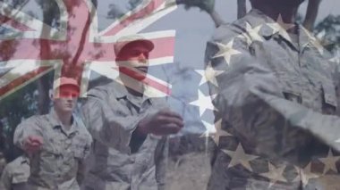 Hava kuvvetleri ekibi, sendika Jack 'i ve yıldızlar ittifak gösteriyor. Ordu, disiplin, takım çalışması, birlik, hassasiyet, açık hava, vatanseverlik