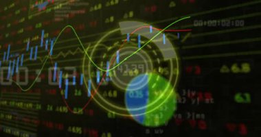 Şamdanlar üzerinde HUD başlatılıyor. Piyasa verilerini senkronize ederek ortaya çıkan turta çubukları sallanıyor. Kontrol paneli, analitik, veri görselleştirme, ui, dijital arayüz, finans, teknoloji