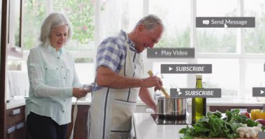 Adam esrar karıştırıyor ve kadın mutfakta önlük bağlıyor sosyal medya tebligatları yaratıp ortadan kayboluyor. Aşçılık, yerli, yaşam tarzı, modern, canlı, aktivite, aşçılık