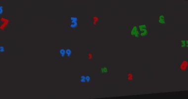 İlk bakışta rengarenk basamaklar yüzüyor, terminal geriliyor, cyan çubuk kaydırma işaretleme satırları. Veri, gösterge paneli, görselleştirme, günlük kayıtları, sütunlar, izleme, neon