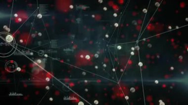 Yumuşak düğümler, canlı veri akışını görüntüleyen mavi çizgilere doğru sürüklenmeye başlıyor. Soyut, dijital, veri, görselleştirme, teknoloji, fütüristik, ağ