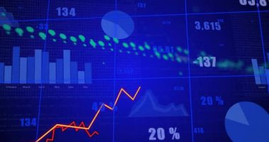 Turuncu ve kırmızı çizgi grafiklerinin yenilenmesi üzerine, artan ölçümleri göstermek için etiketler güncelleniyor. Gösterge paneli, analitik, görselleştirme, grafik, çubuk, pasta, bilgi